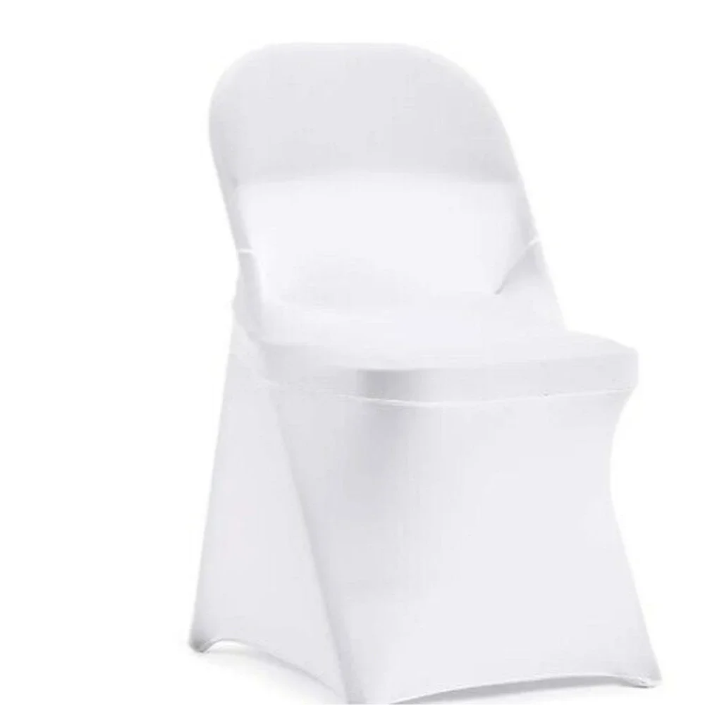 White Spandex chair covers, pack of 20 chair covers, white